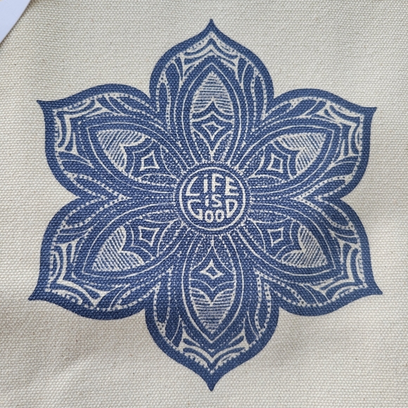 Life Is Good Cotton Canvas Tote - Picture 4 of 10